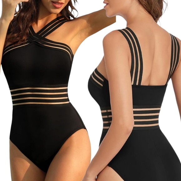 Unbranded Other - Women's One Piece Swimwear Crossover Swimsuits Hollow Bathing Suit NWT Sz Medium